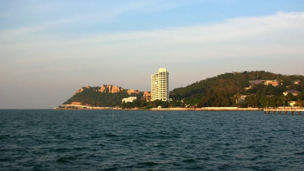 View of Khao Sam Muk from the south in Chonburi